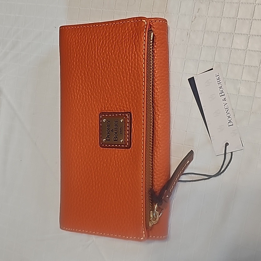 Dooney & Bourke Pebble Grain Foldover Wallet